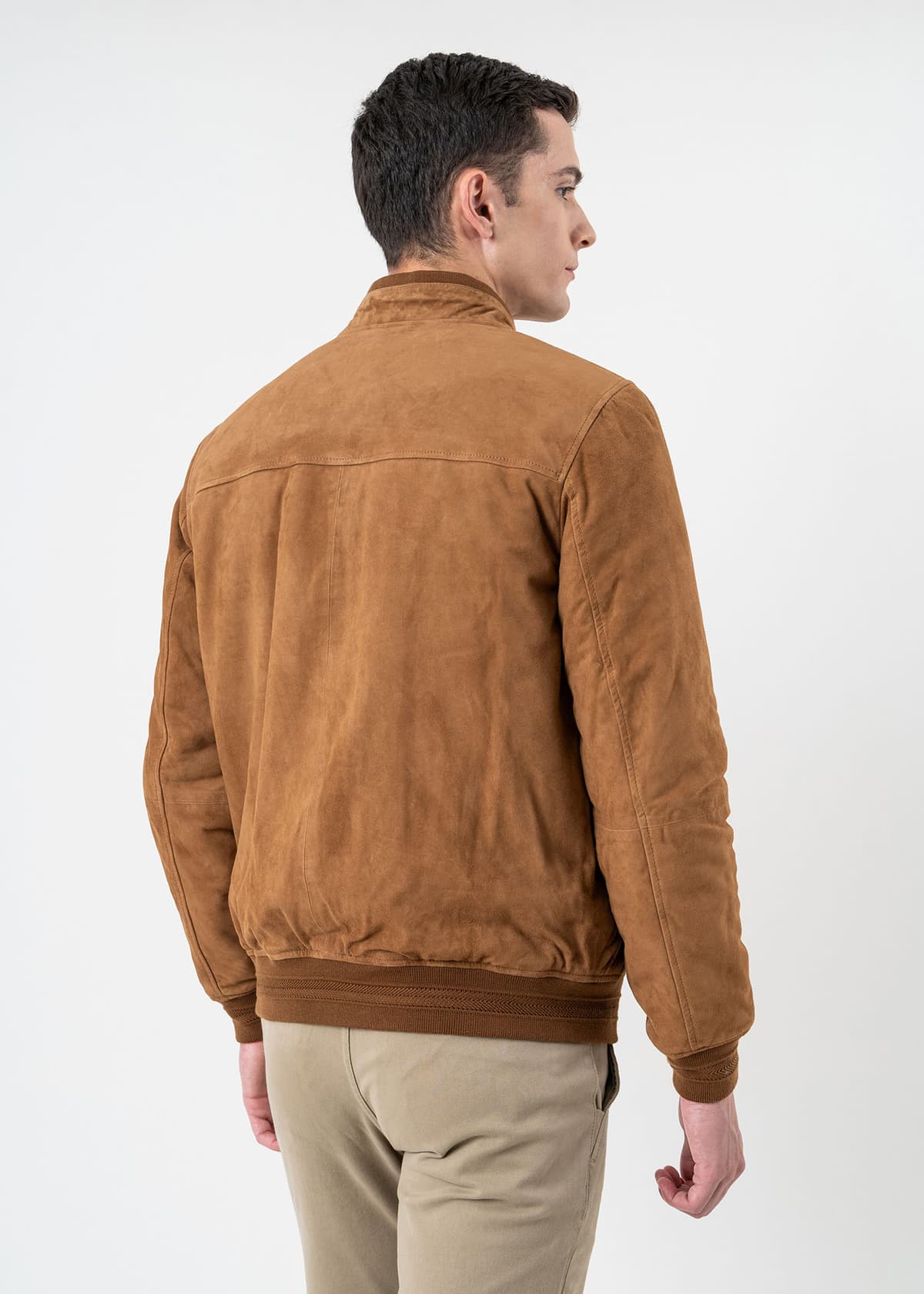 Men's Leather Jackets Fynch Hatton Brown