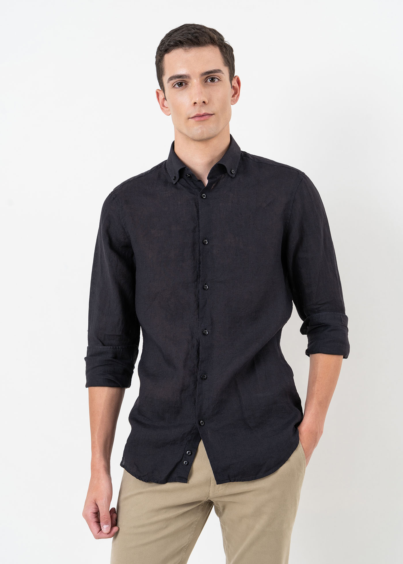 Men's Shirts Fragosto Black