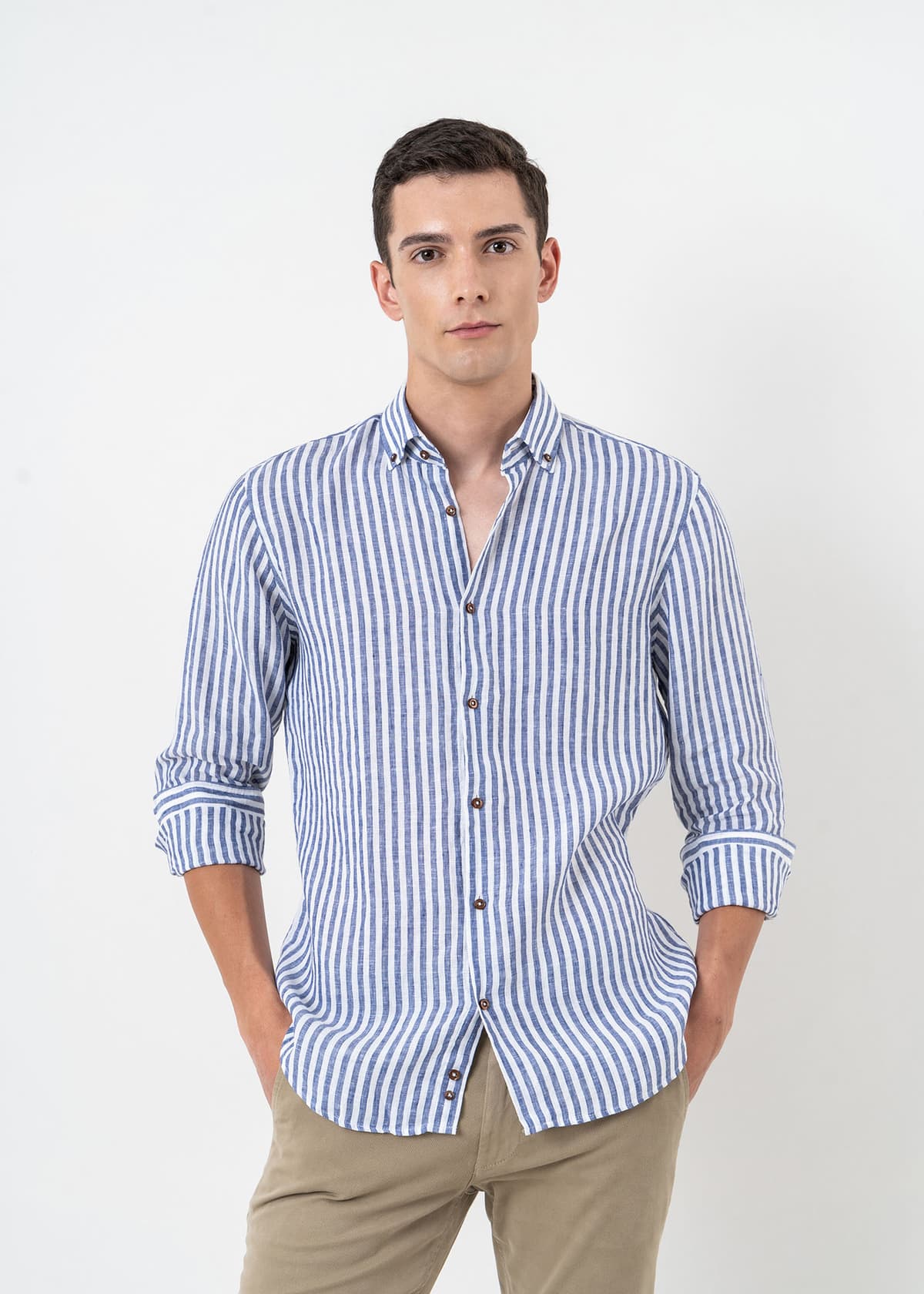 Men's Shirts Fragosto Blue