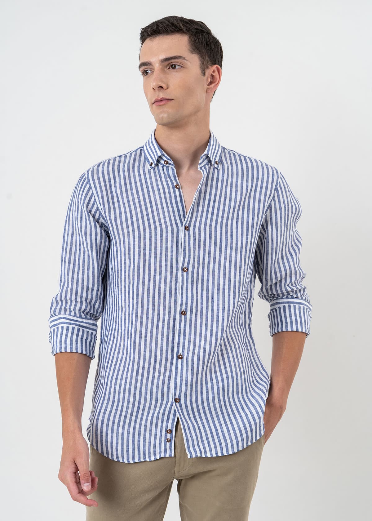 Men's Shirts Fragosto Blue