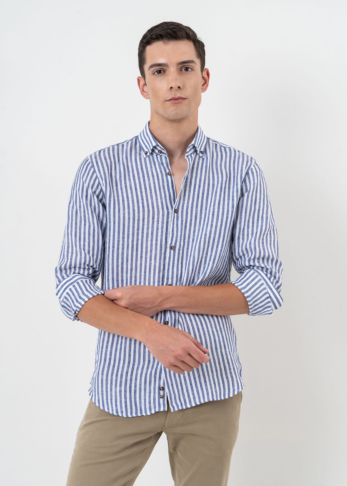 Men's Shirts Fragosto Blue