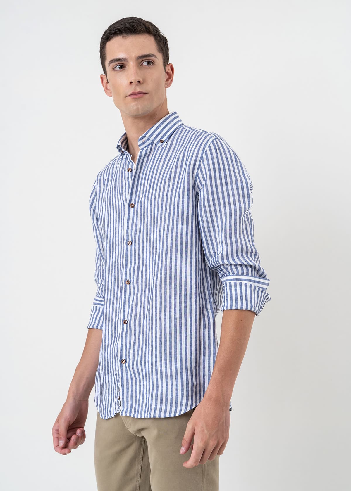 Men's Shirts Fragosto Blue