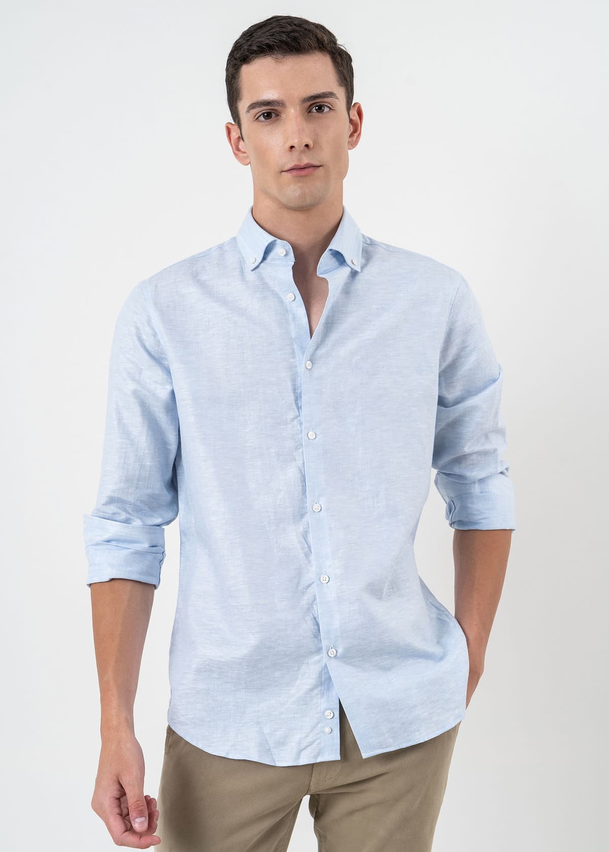 Men's Shirts Fragosto Blue
