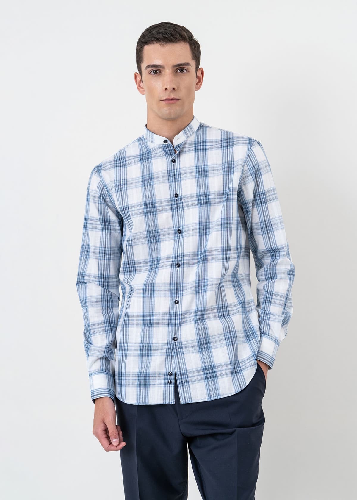 Men's Shirts Fragosto Blue