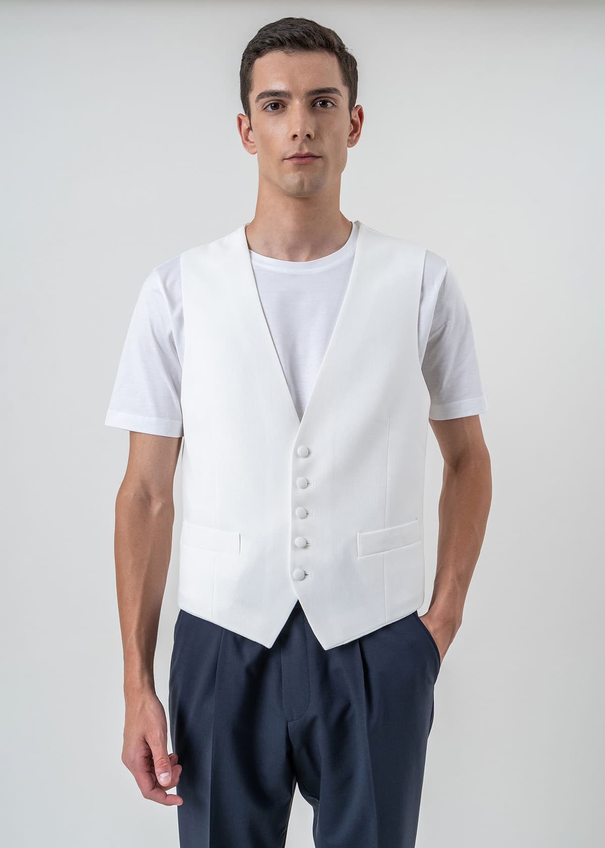 Men's Vests Fragosto Beige