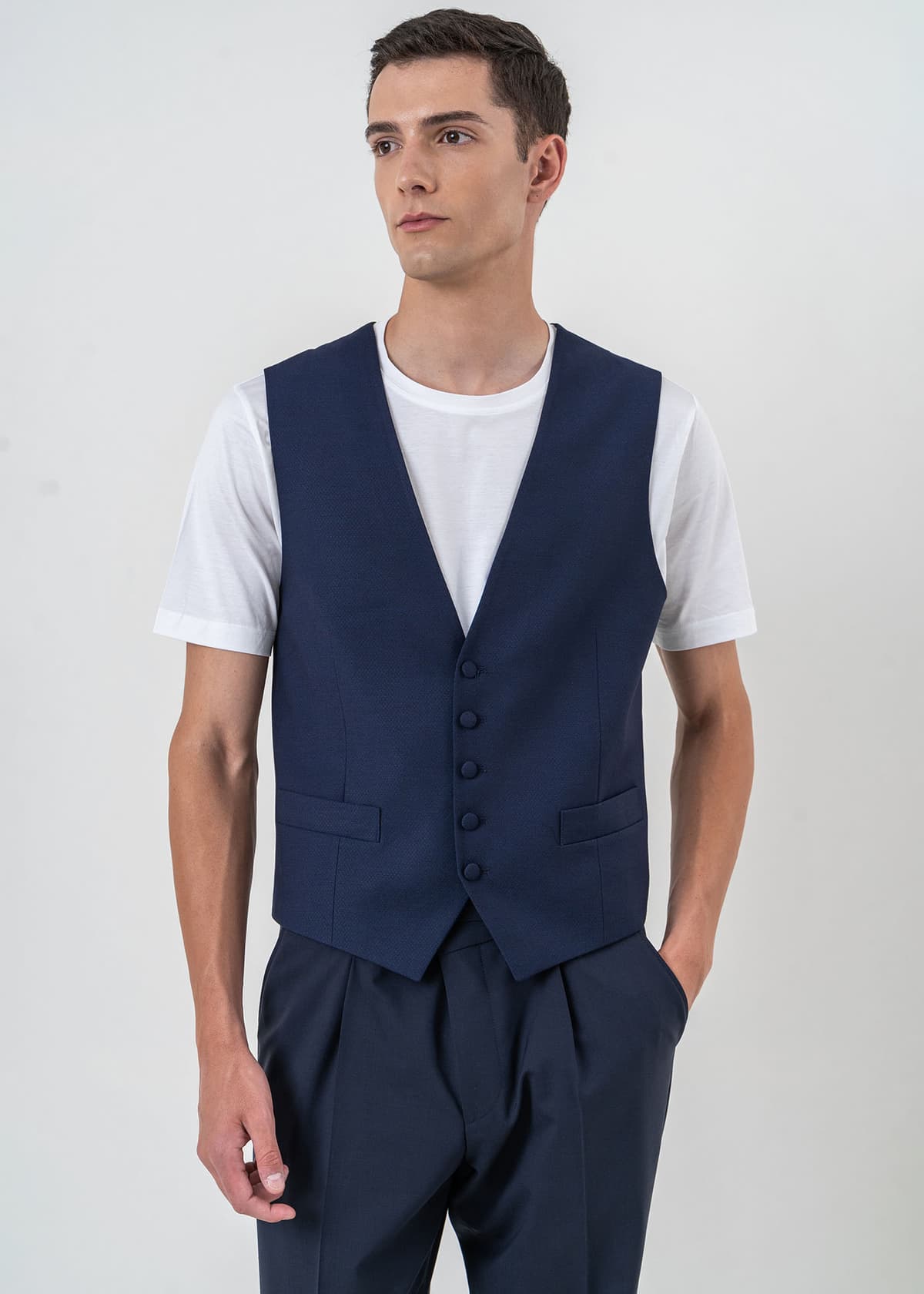 Men's Vests Fragosto Blue