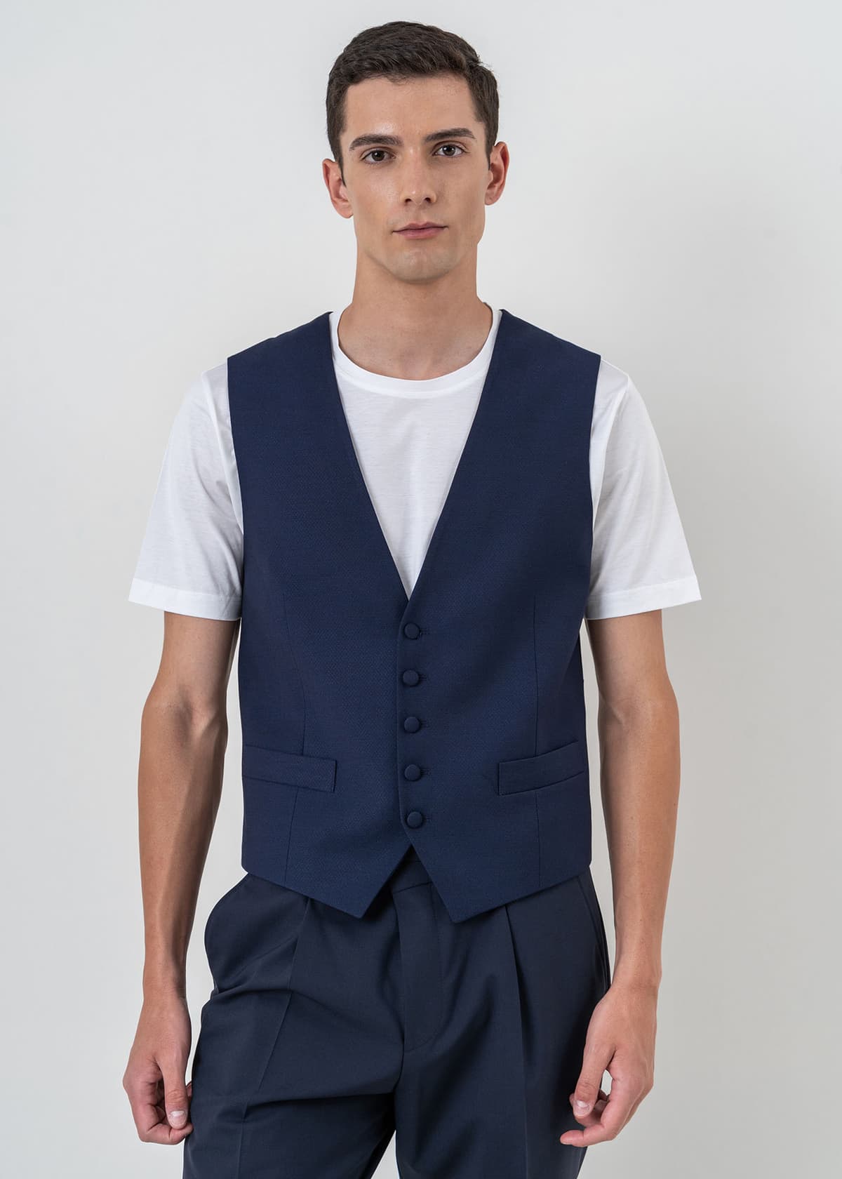 Men's Vests Fragosto Blue