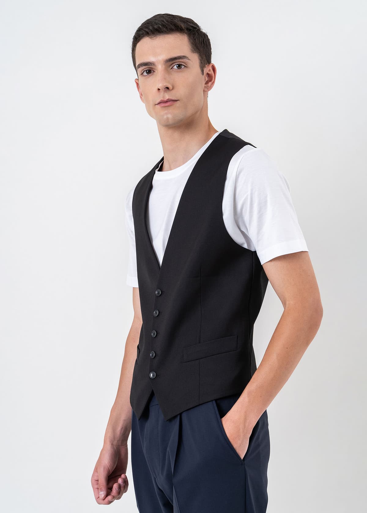 Fragosto Γιλέκο της σειράς Lugo - FRV23 6205 020 001 Black