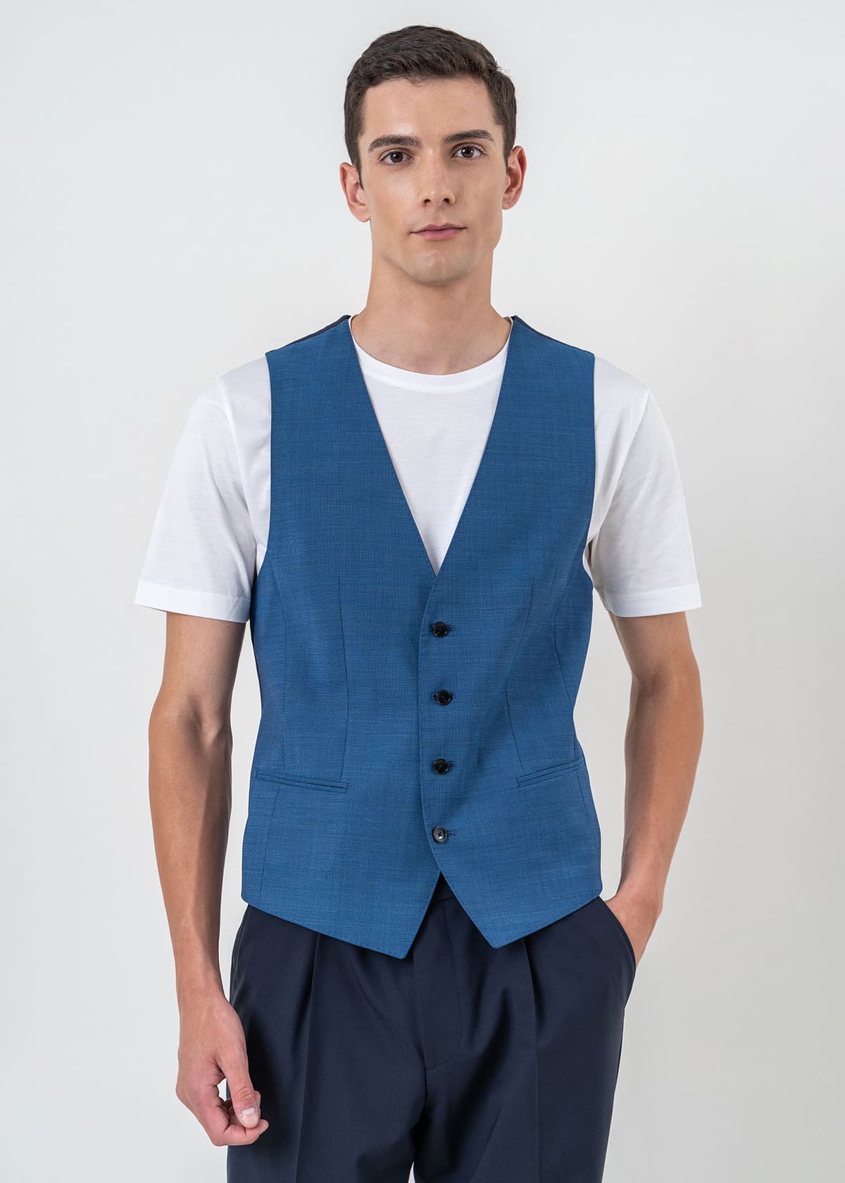 Men's Vests Boss Blue