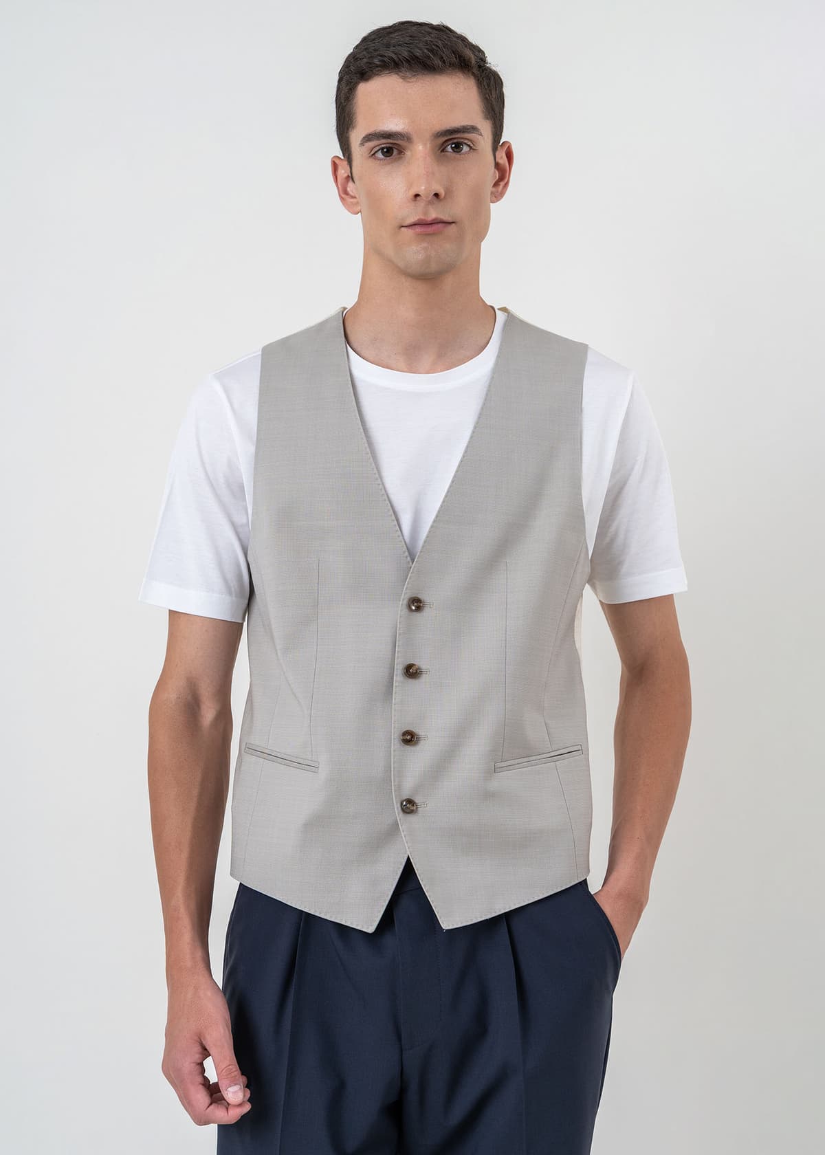 Men's Vests Boss Blue