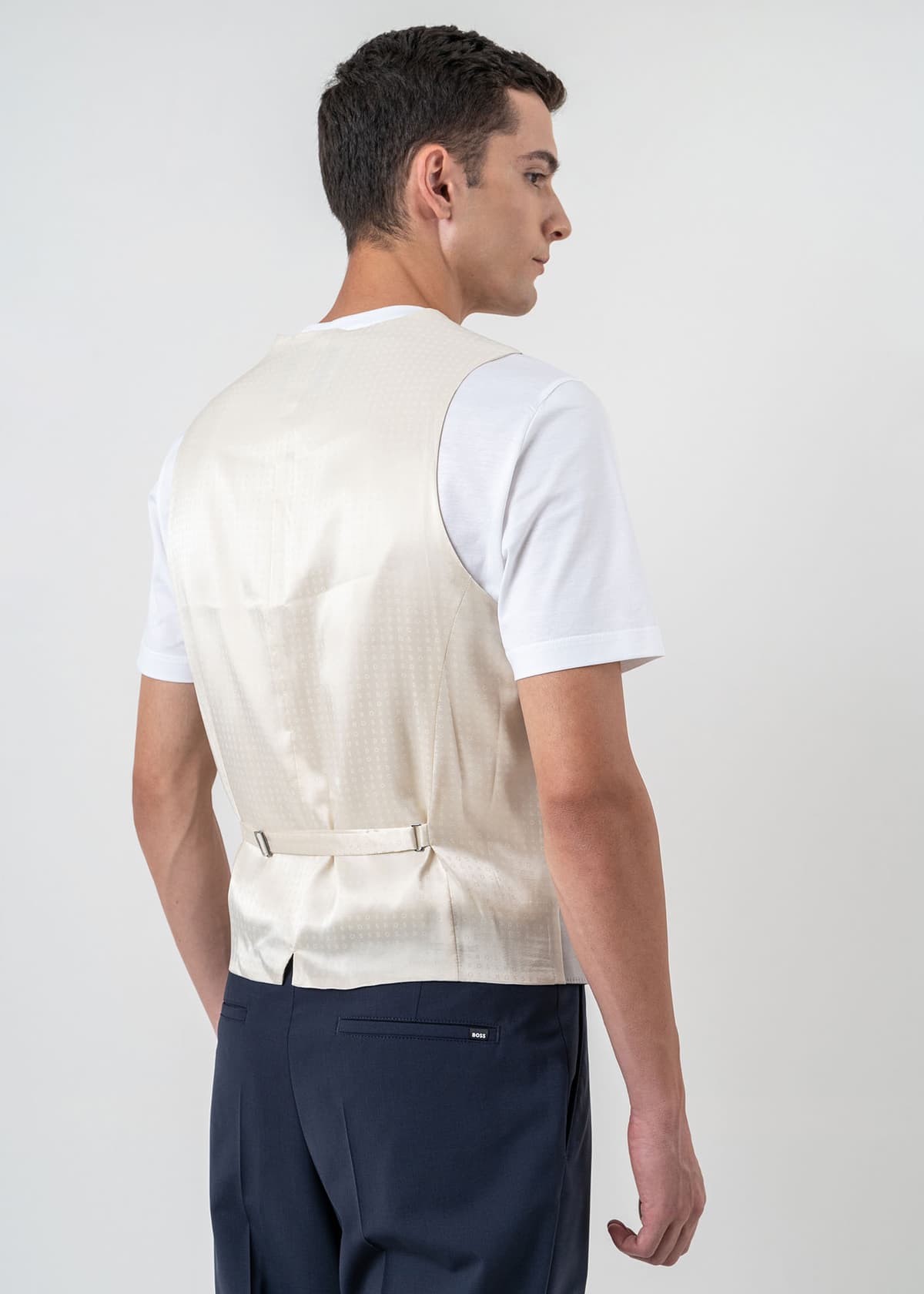 Men's Vests Boss Beige