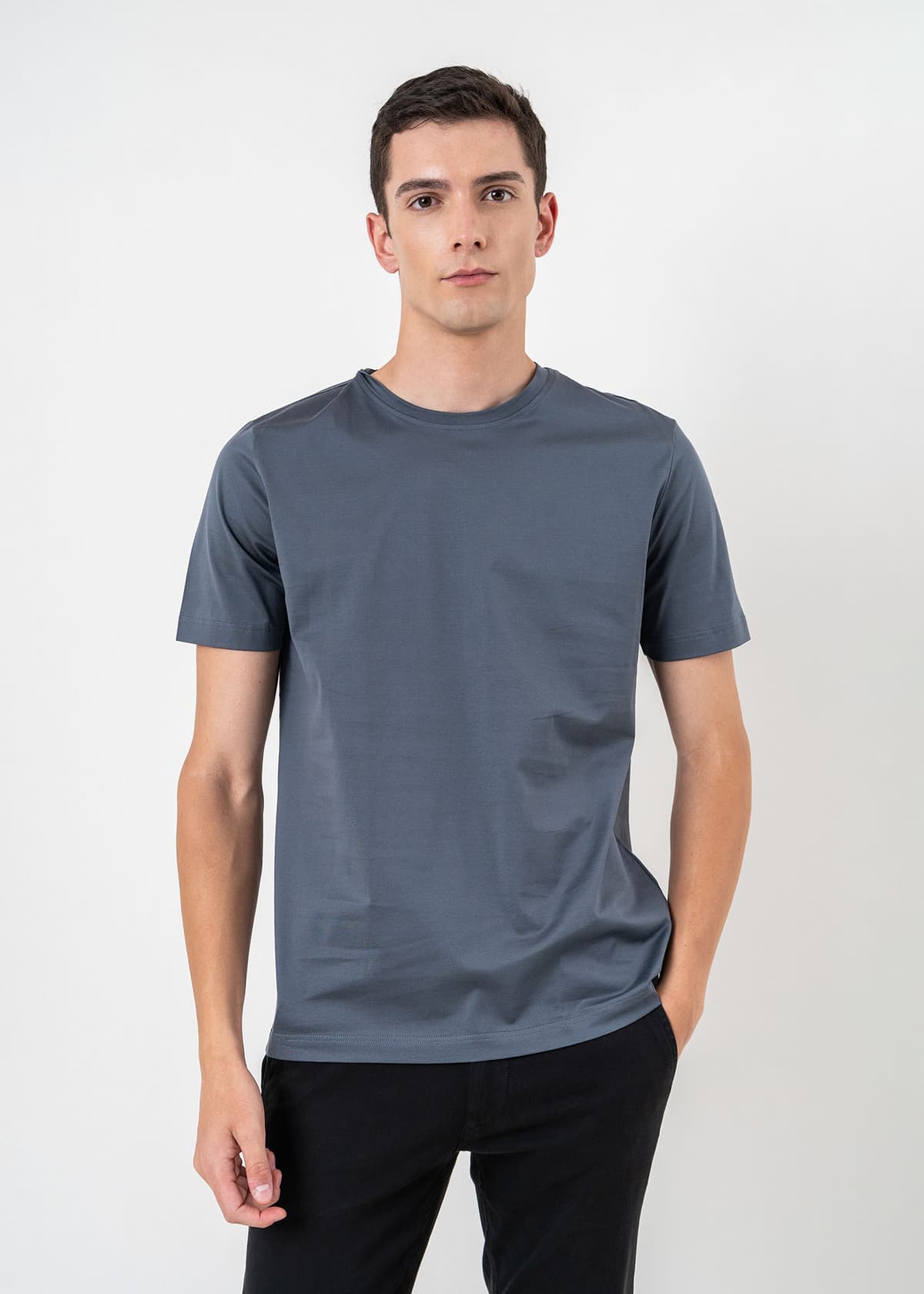 Nino Marini T Shirt της σειράς Basic - 82100 750130 010 White