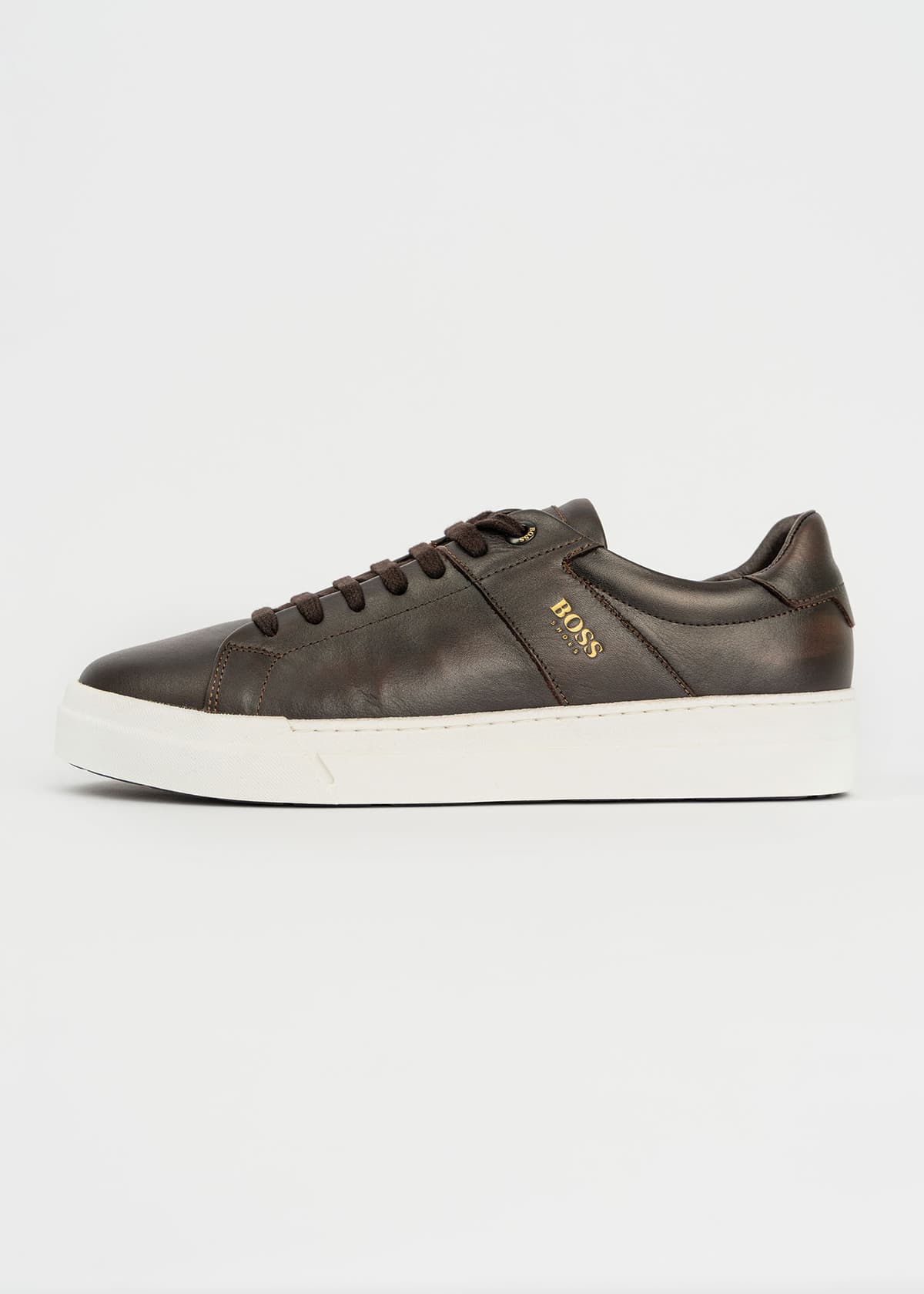 Men's Sneakers Boss Shoes Brown