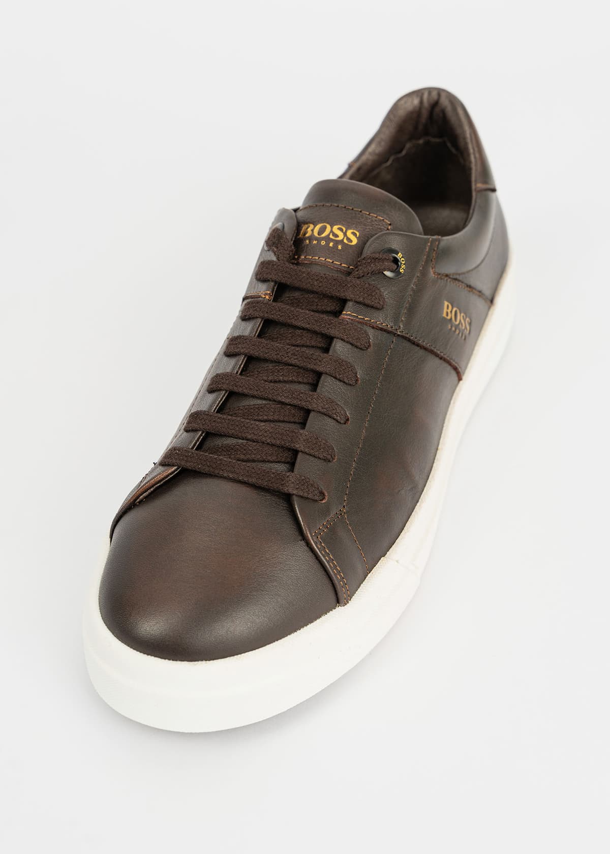 Men's Sneakers Boss Shoes Brown