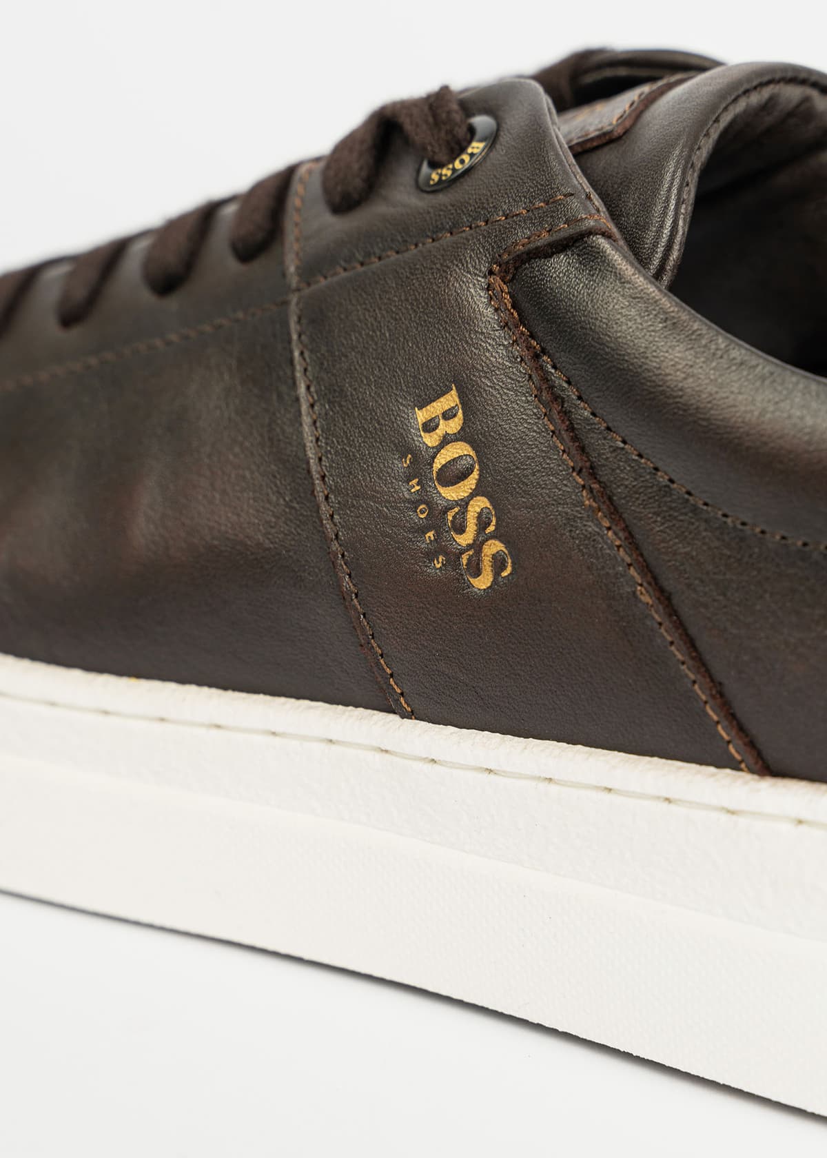 Men's Sneakers Boss Shoes Brown