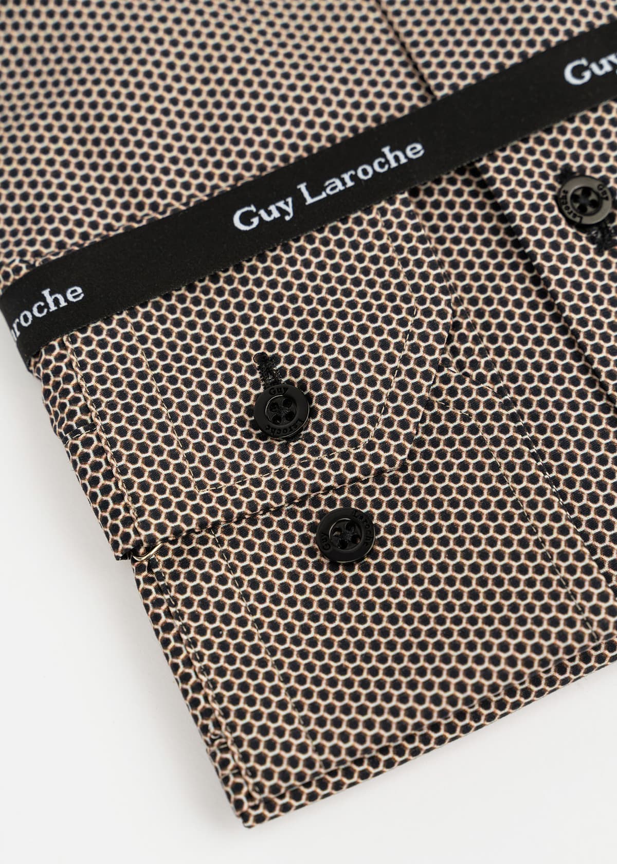 Men's Shirts Guy Laroche Brown