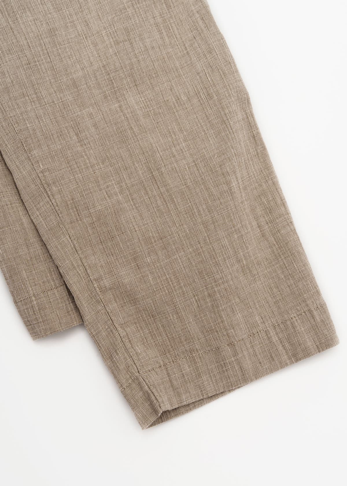 Men's Linen Pants Bugatti Sportswear Beige