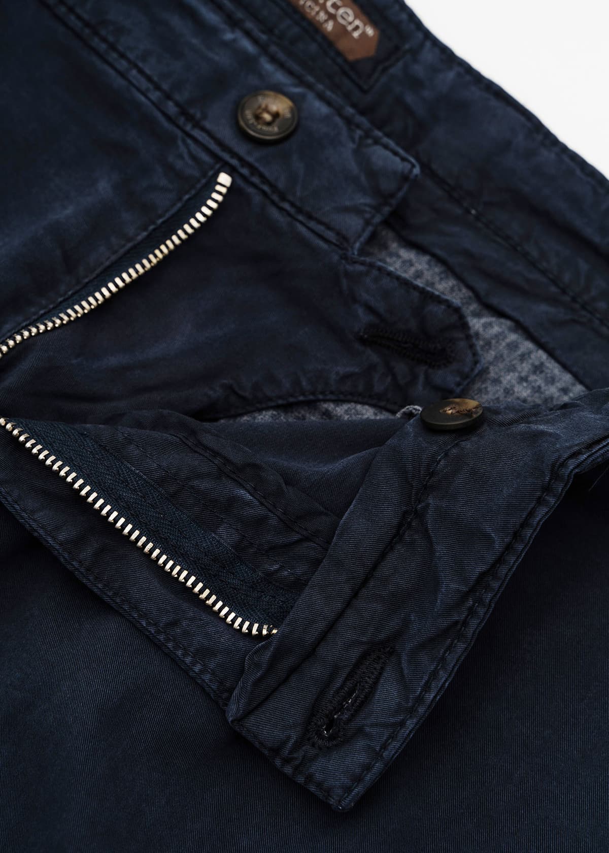 Four.ten Παντελόνι της σειράς Micro - T9132 123051 00011 Dark Blue