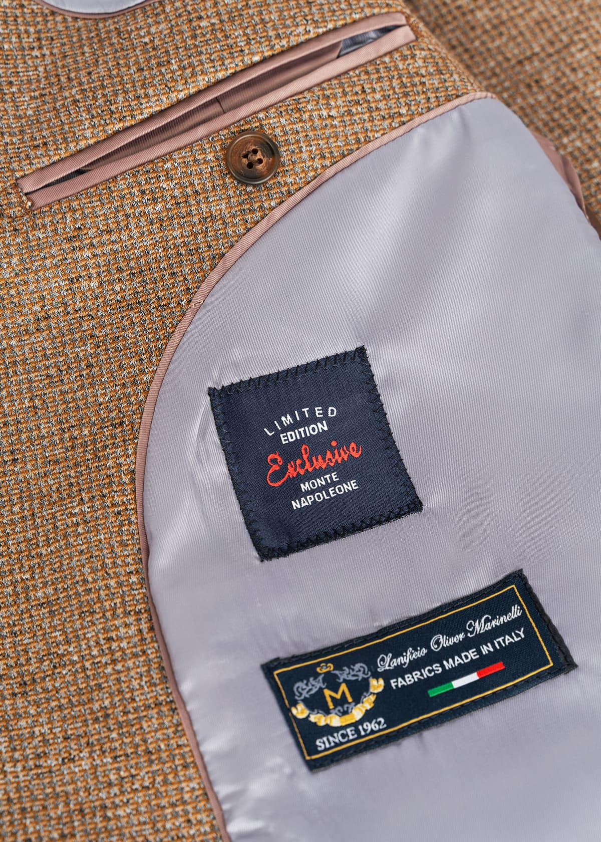 Men's Blazers Monte Napoleone Brown