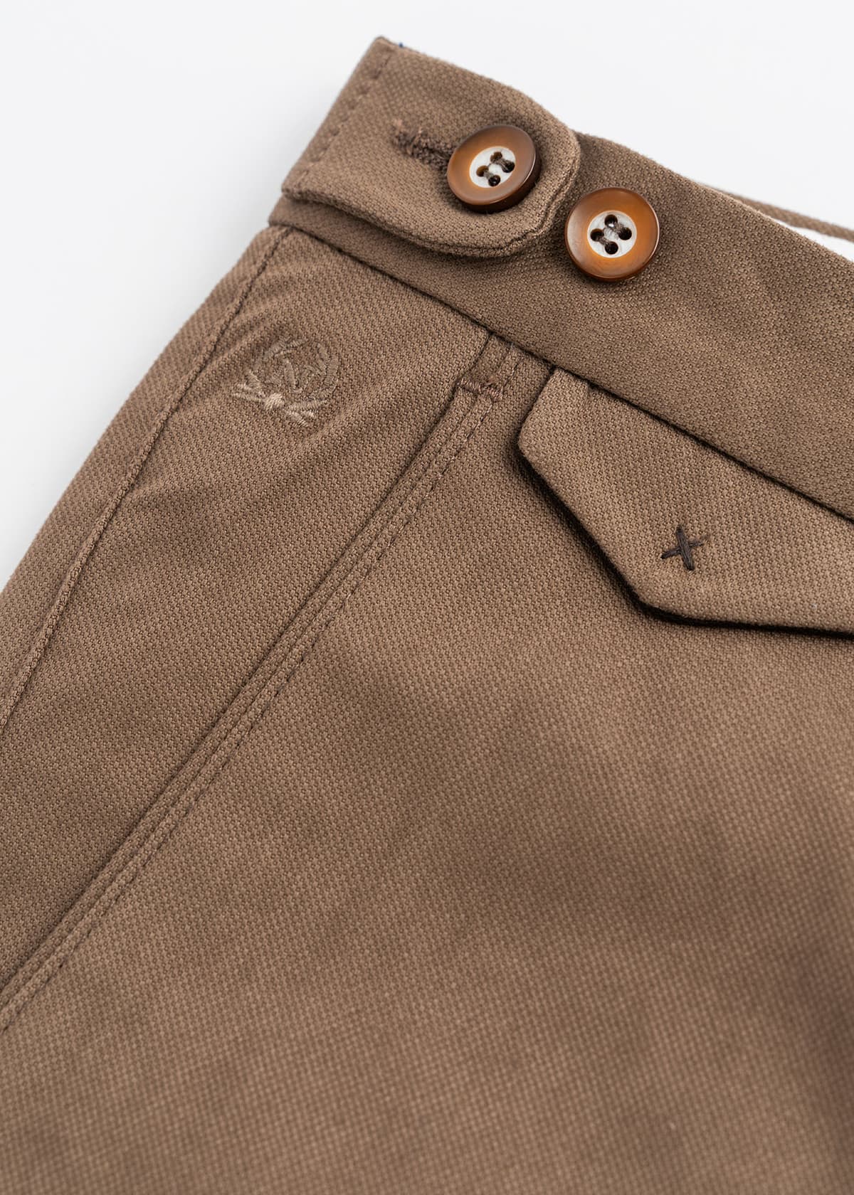 Men's Pants Monte Napoleone Brown