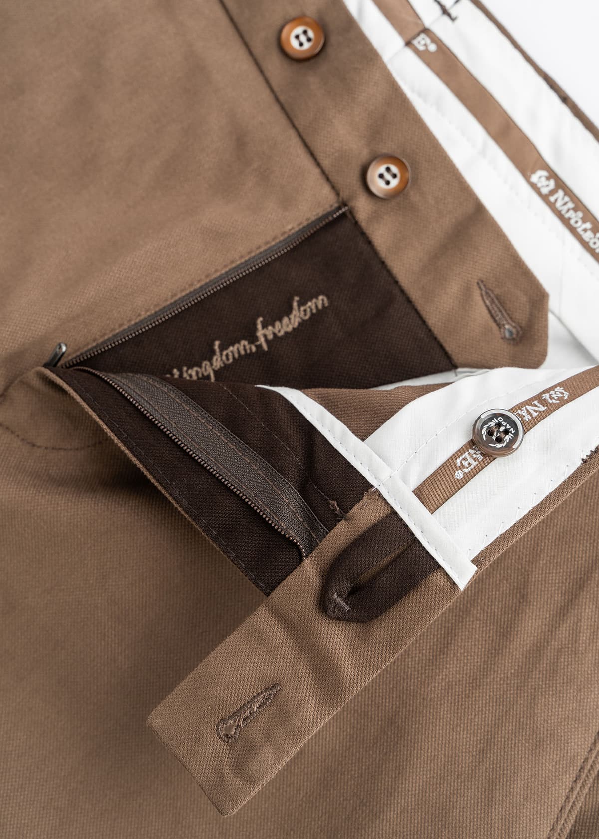 Men's Pants Monte Napoleone Brown
