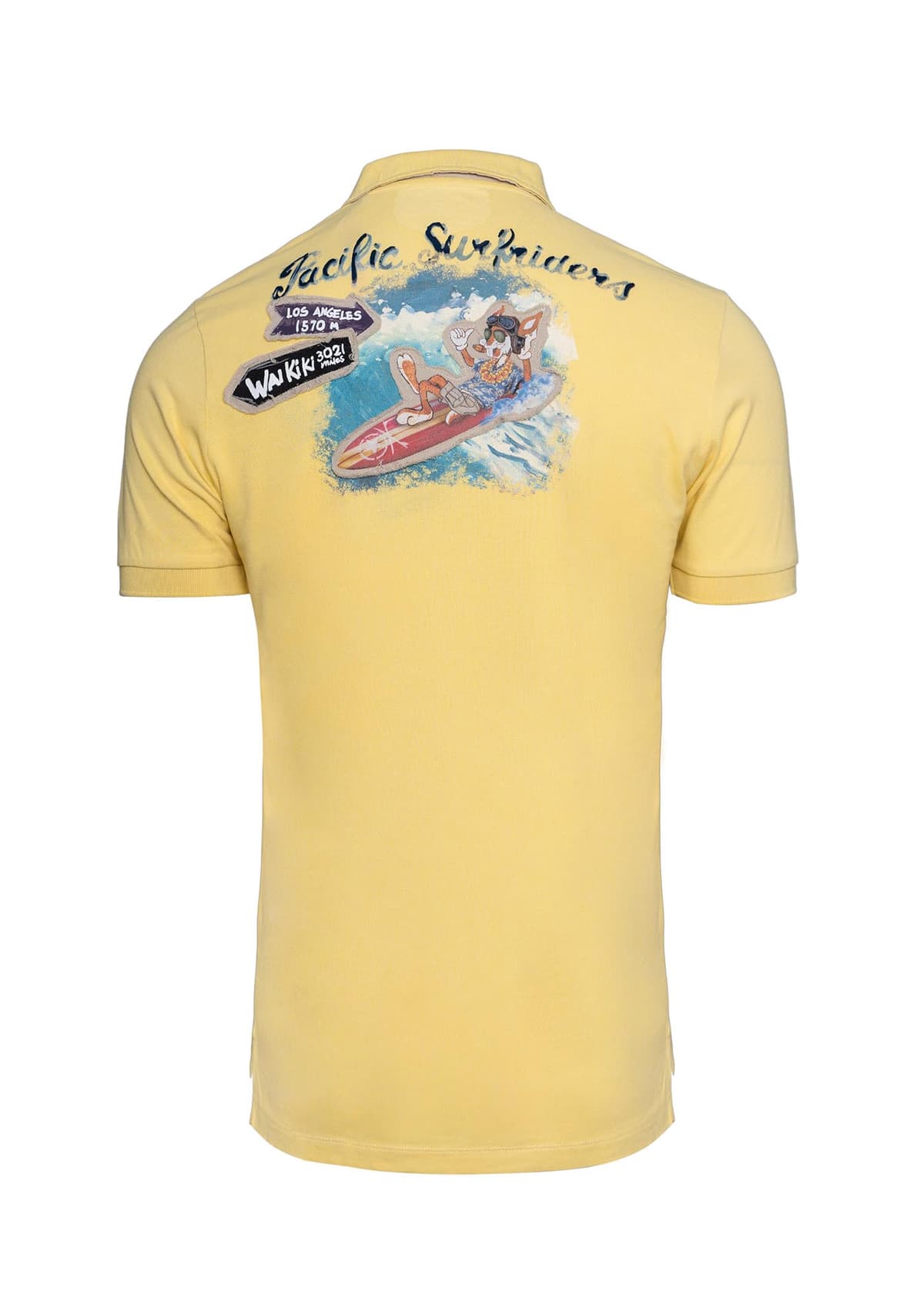Men's Polo Shirts La Tortuga Yellow