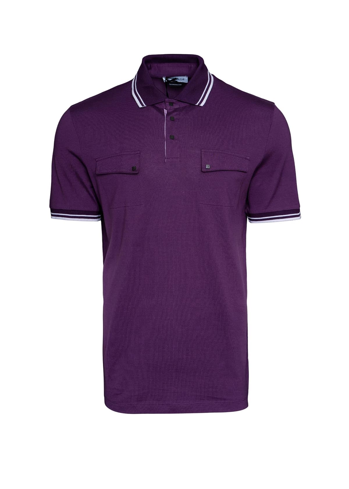 Men's Polo Shirts Versace Collection Purple
