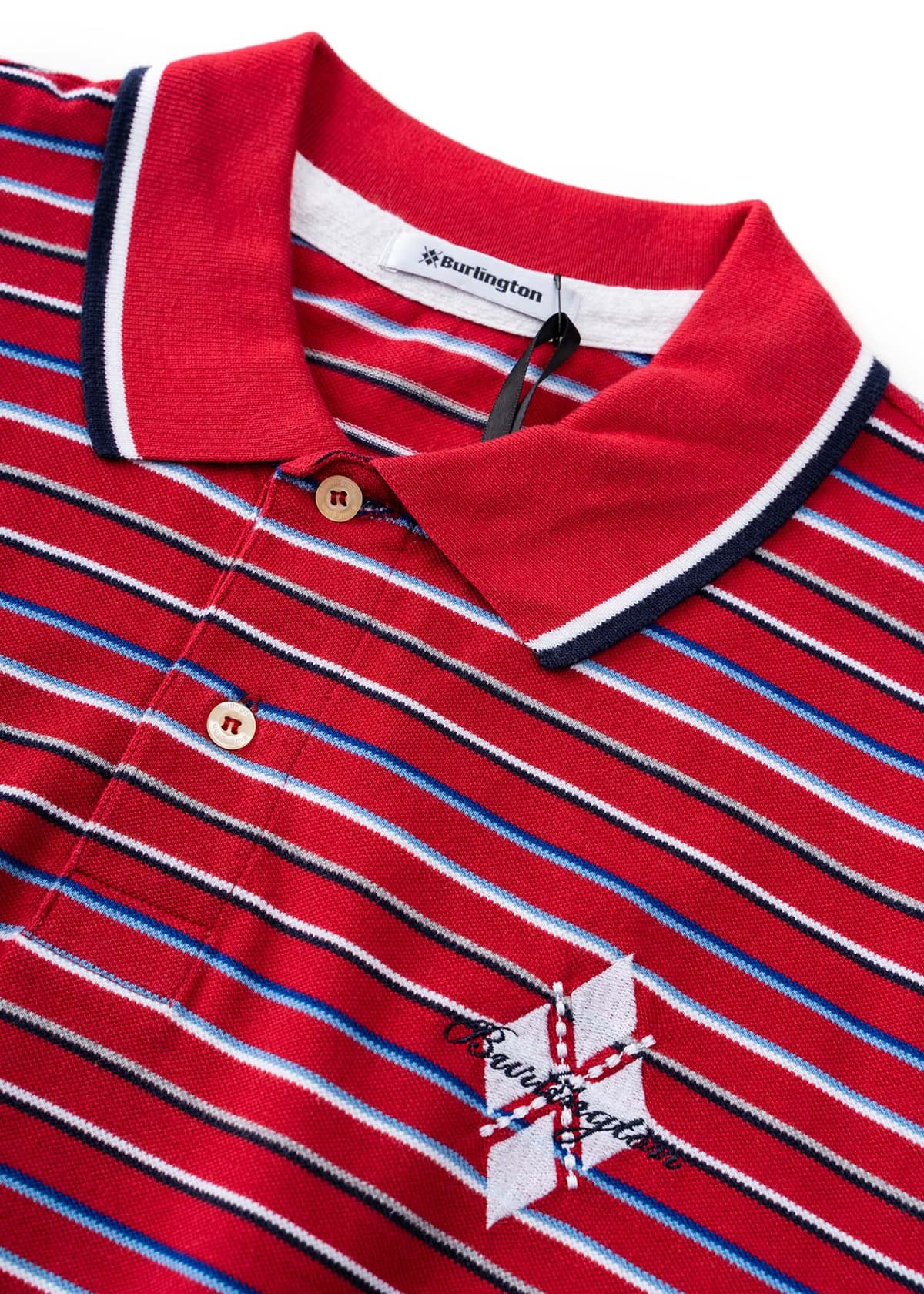 Men's Polo Shirts Burlington Red