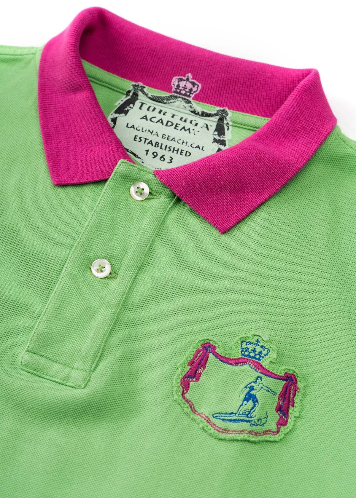 Men's Polo Shirts La Tortuga Green
