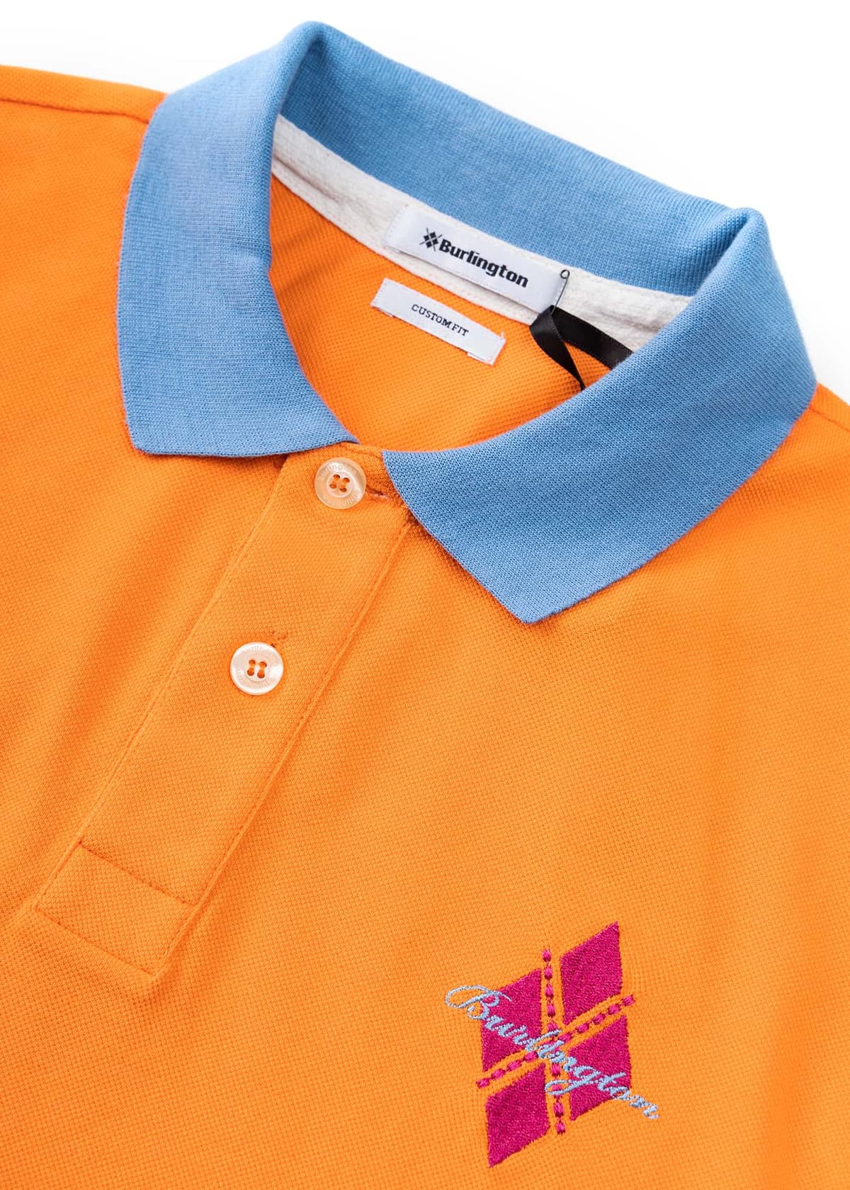 Men's Polo Shirts Burlington Orange