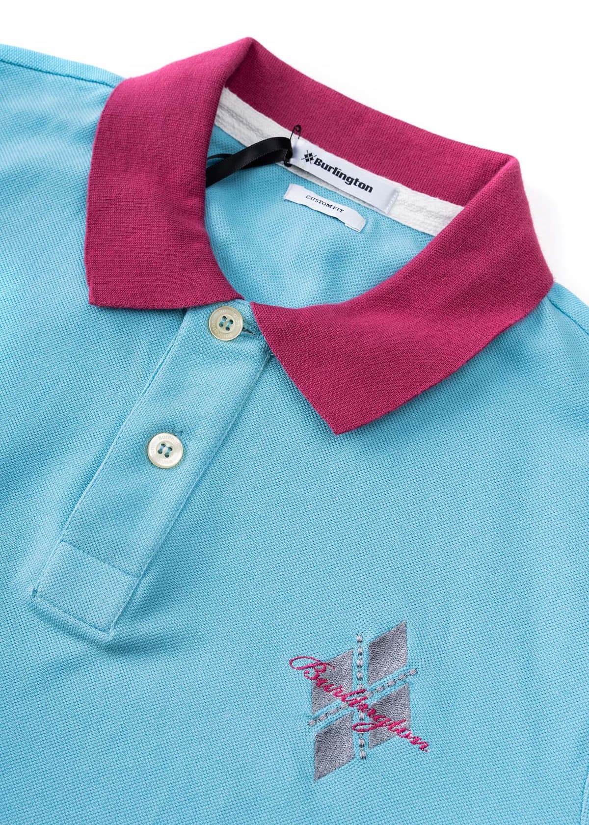 Men's Polo Shirts Burlington Blue