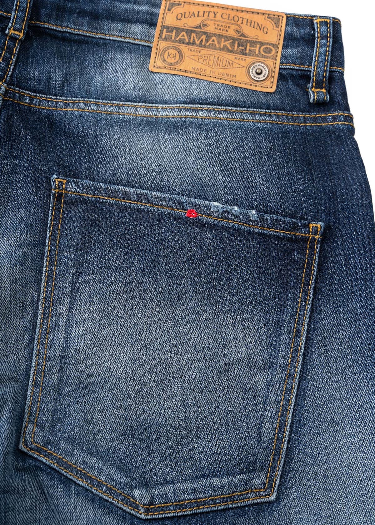 Men's Denim Shorts Hamaki-Ho Blue