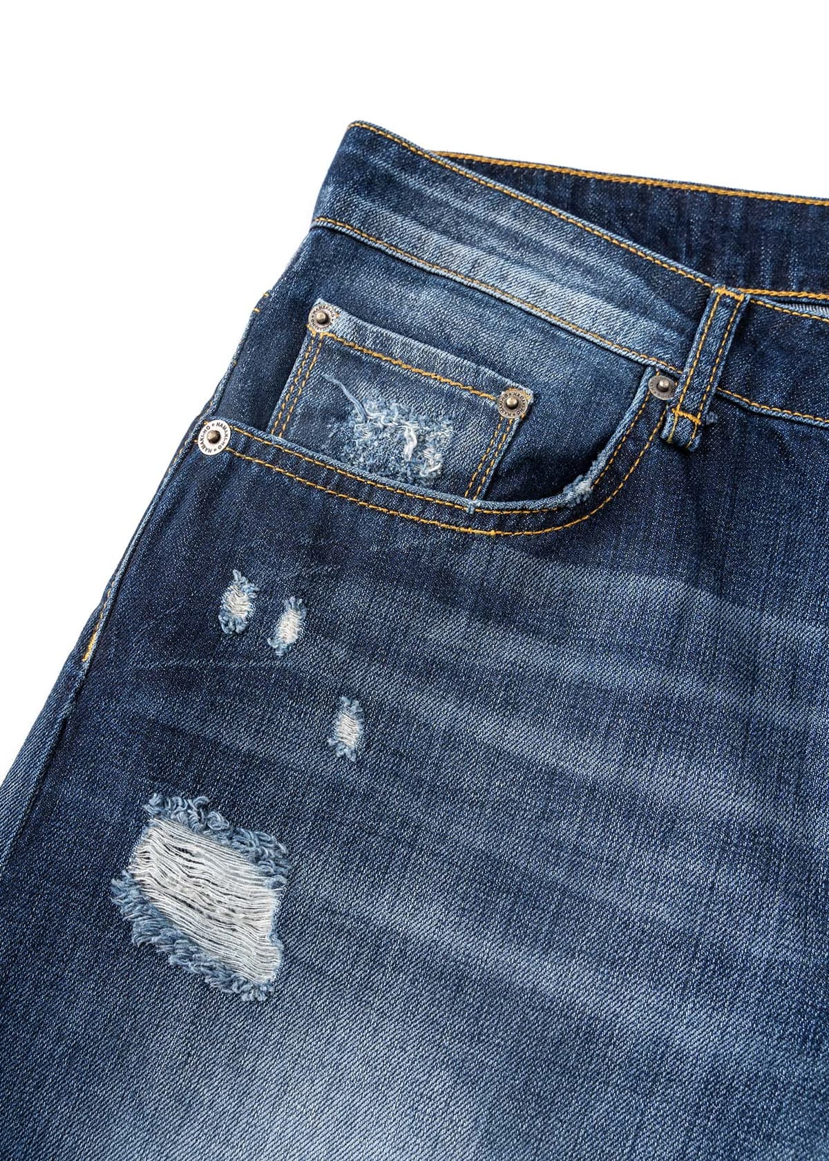 Men's Denim Shorts Hamaki-Ho Blue