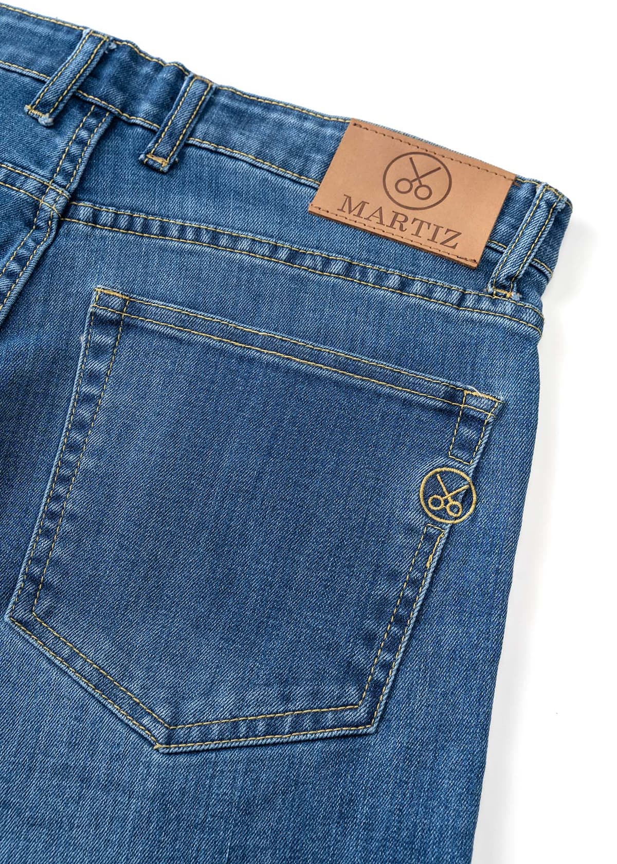 Men's Denim Shorts Fragosto Blue