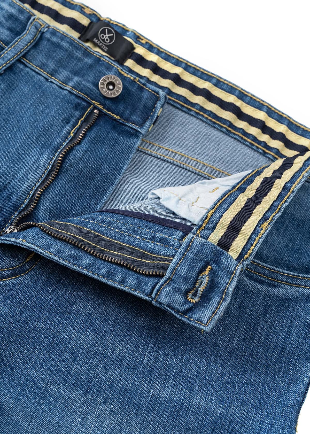 Men's Denim Shorts Fragosto Blue