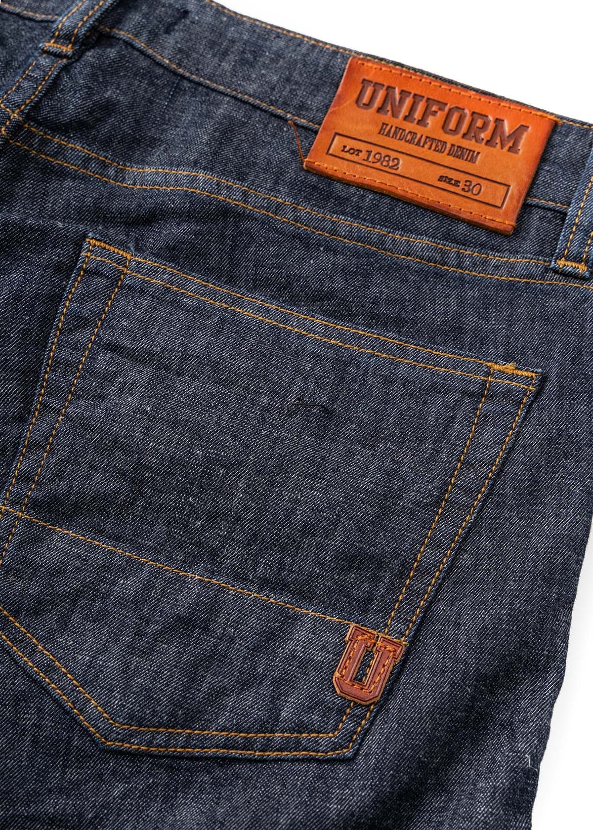 Men's Denim Shorts Uniform Blue