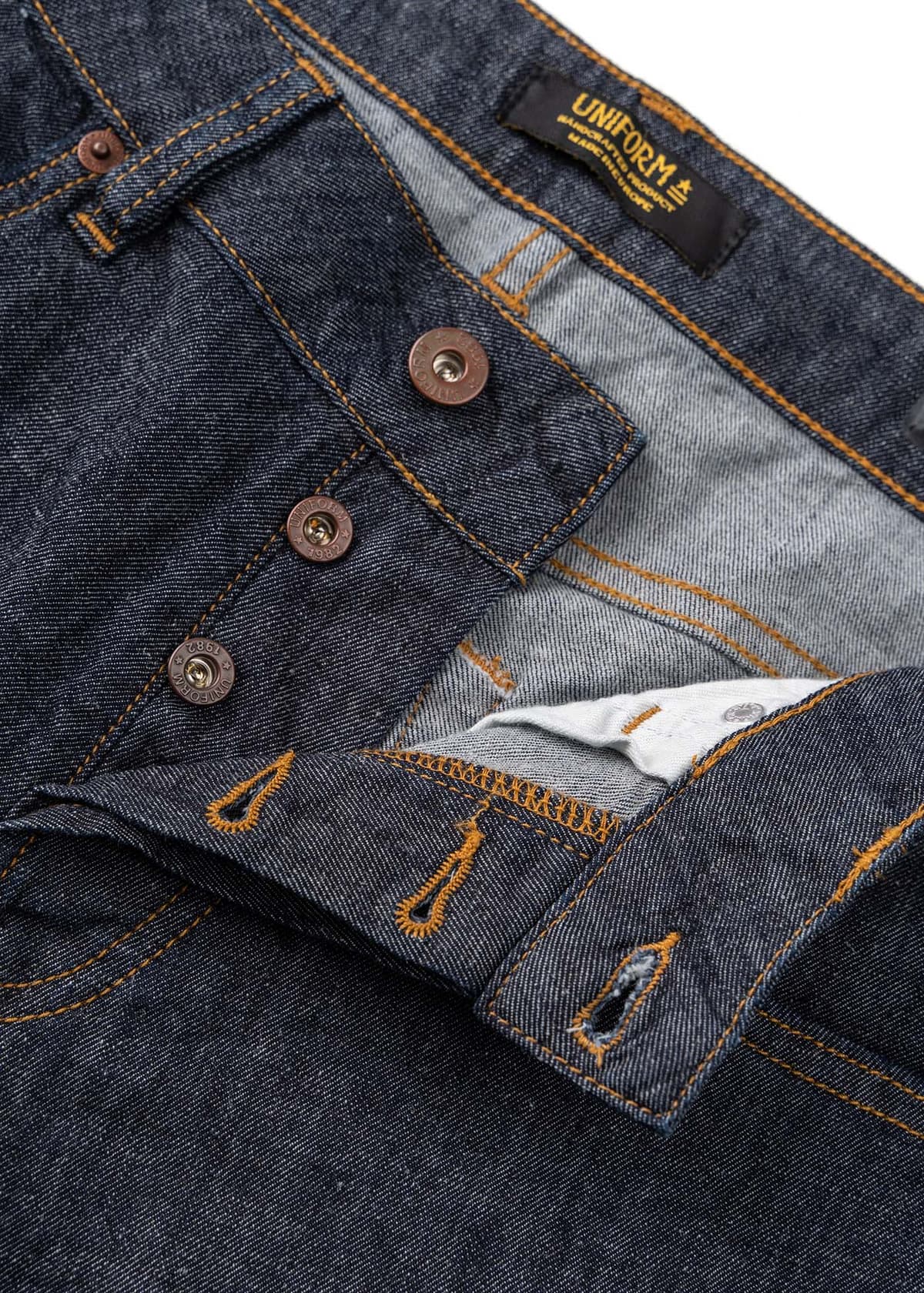 Men's Denim Shorts Uniform Blue