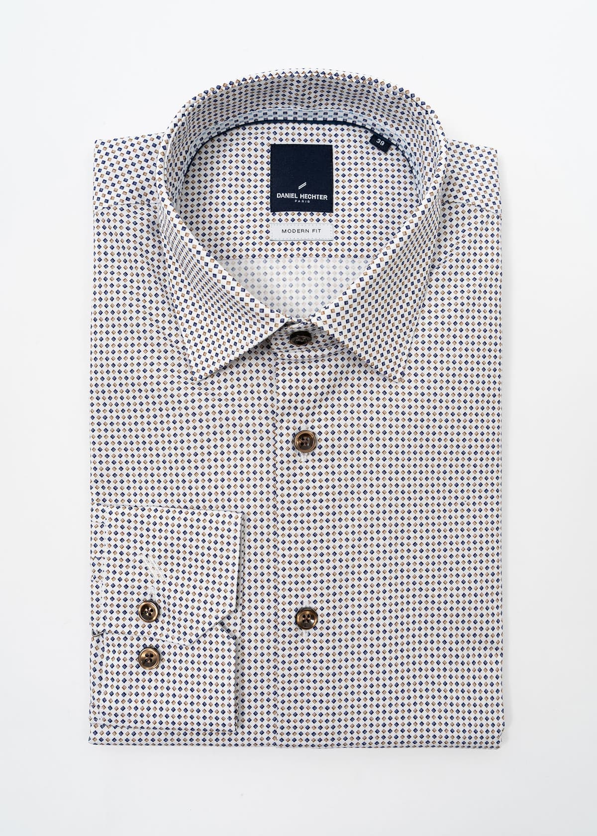 Men's Shirts Daniel Hechter Brown