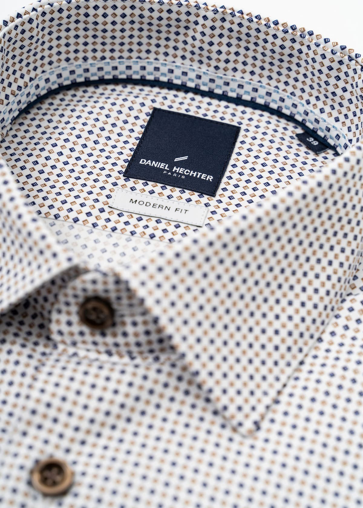 Men's Shirts Daniel Hechter Brown