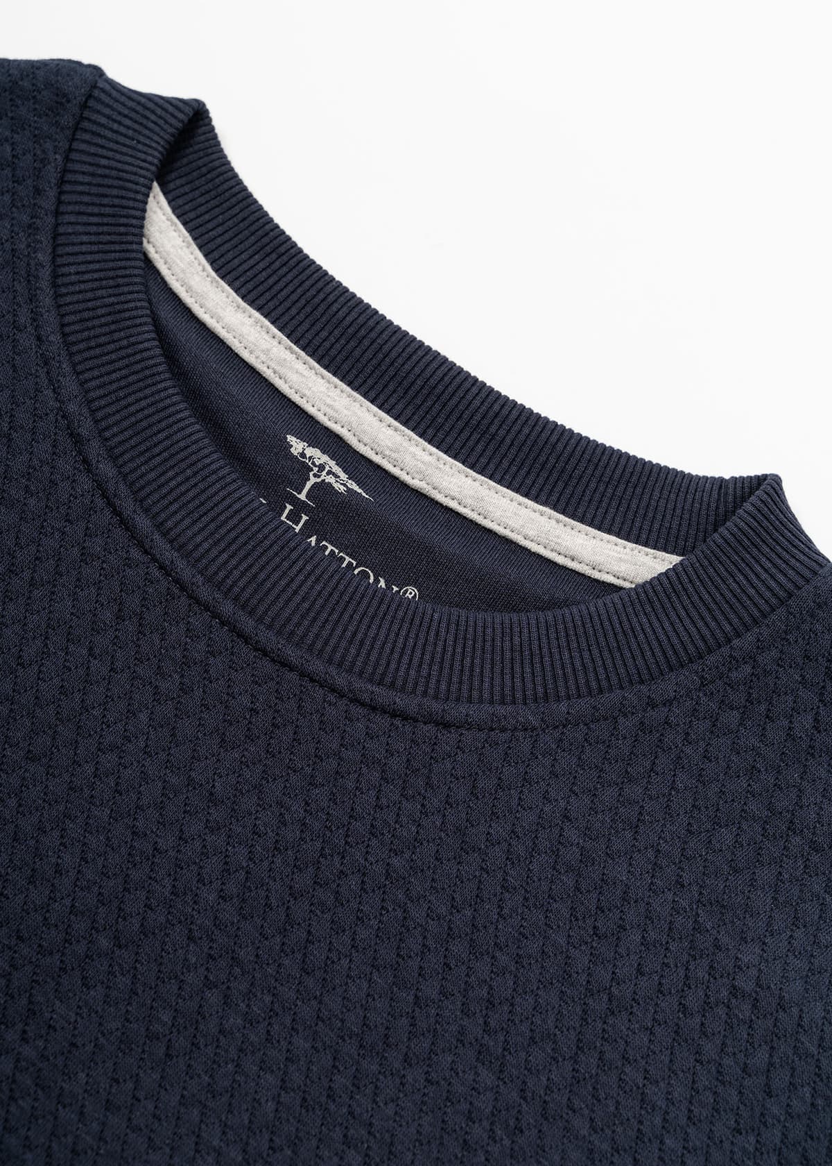 Fynch Hatton Πλεκτή μπλούζα της σειράς Structure - 1208 1725 685 Navy