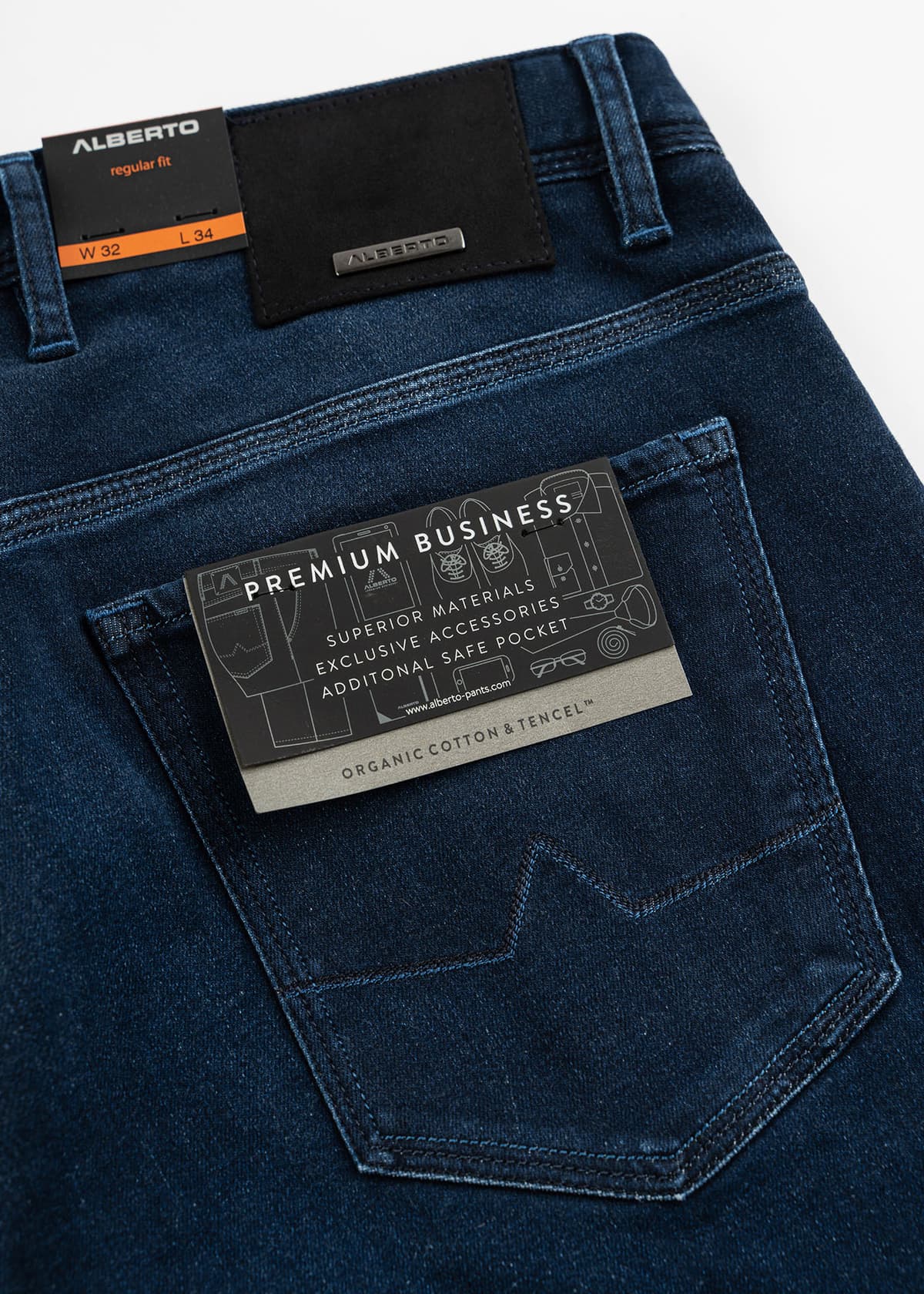 Men's Jeans Alberto Blue