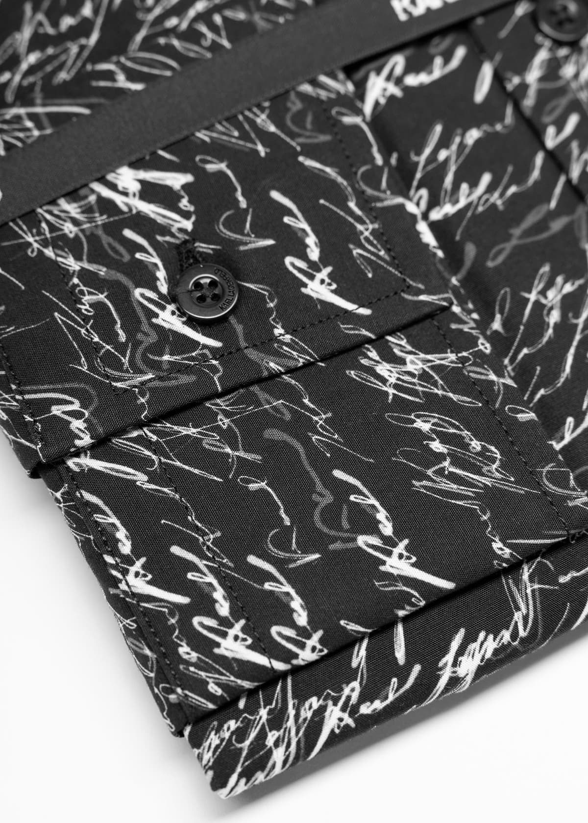 Men's Shirts Karl Lagerfeld Black