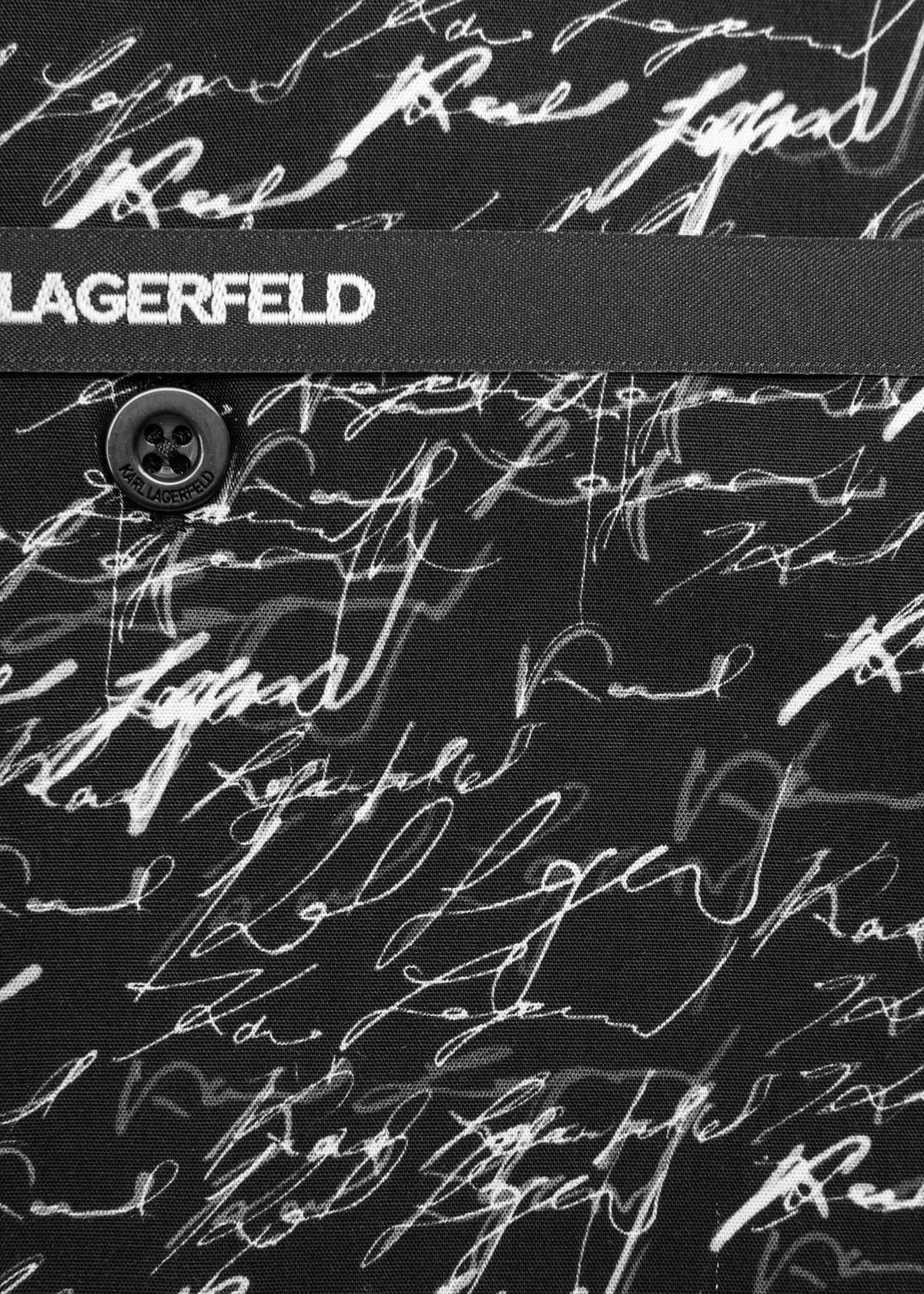 Men's Shirts Karl Lagerfeld Black