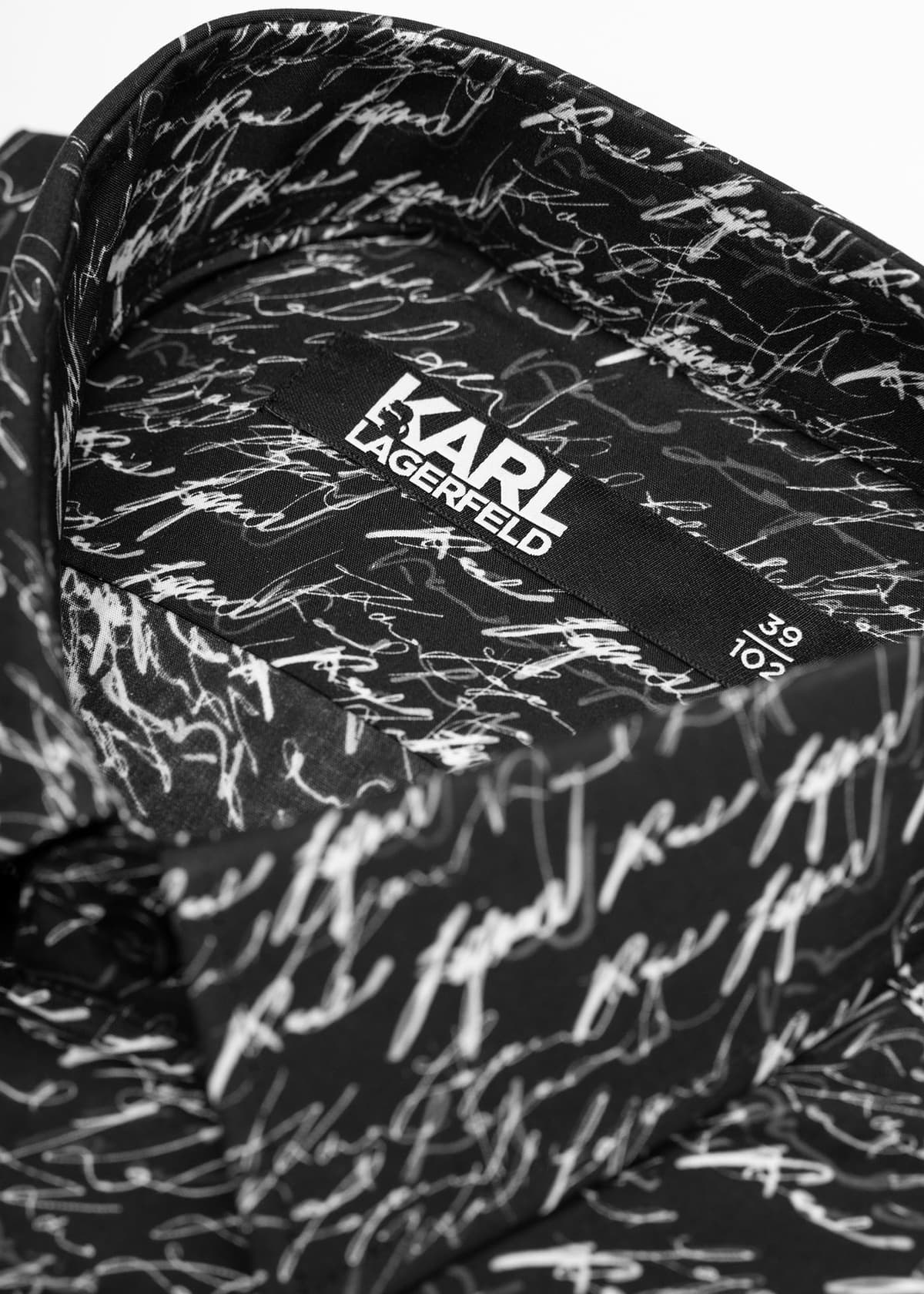 Men's Shirts Karl Lagerfeld Black