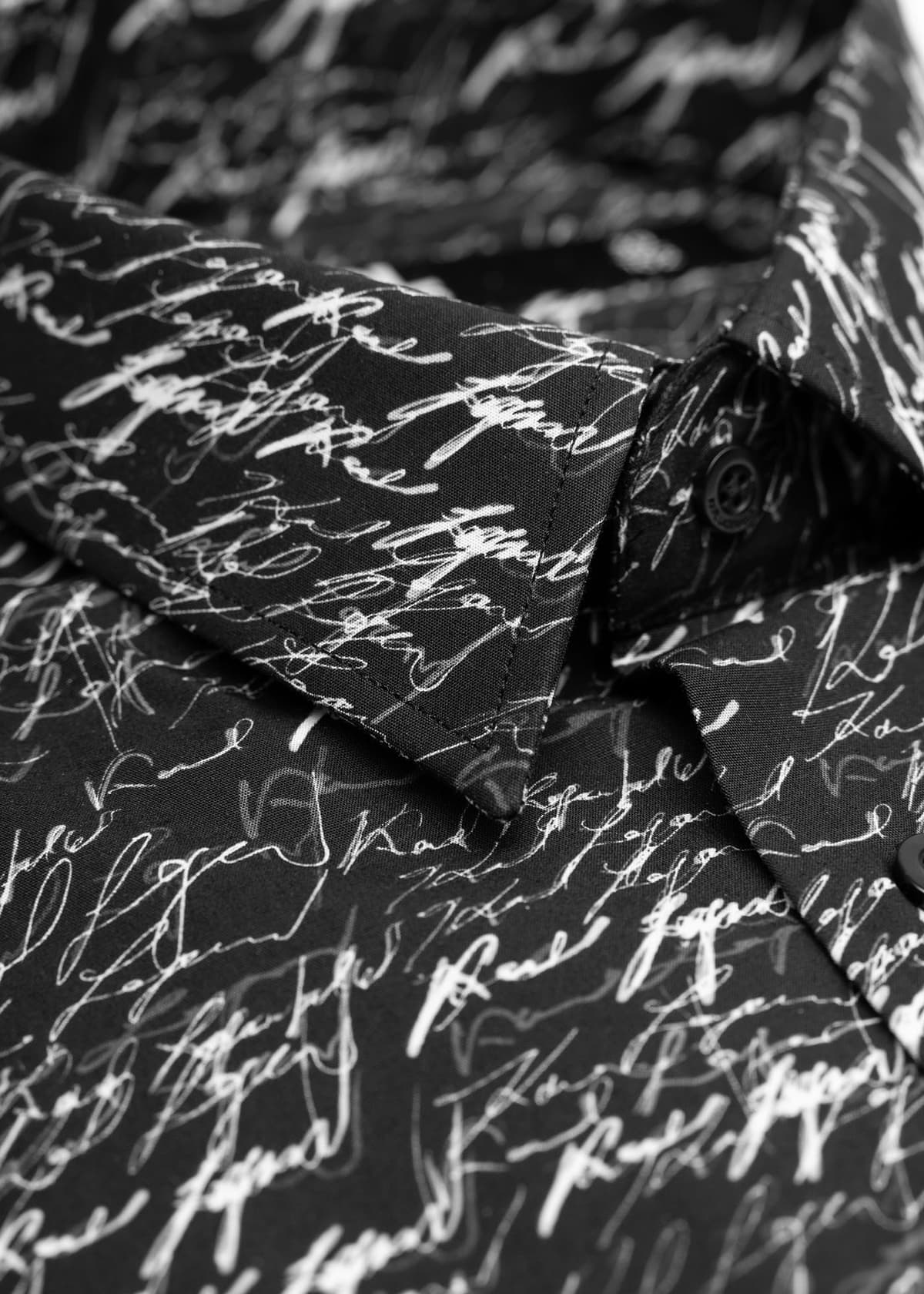 Men's Shirts Karl Lagerfeld Black