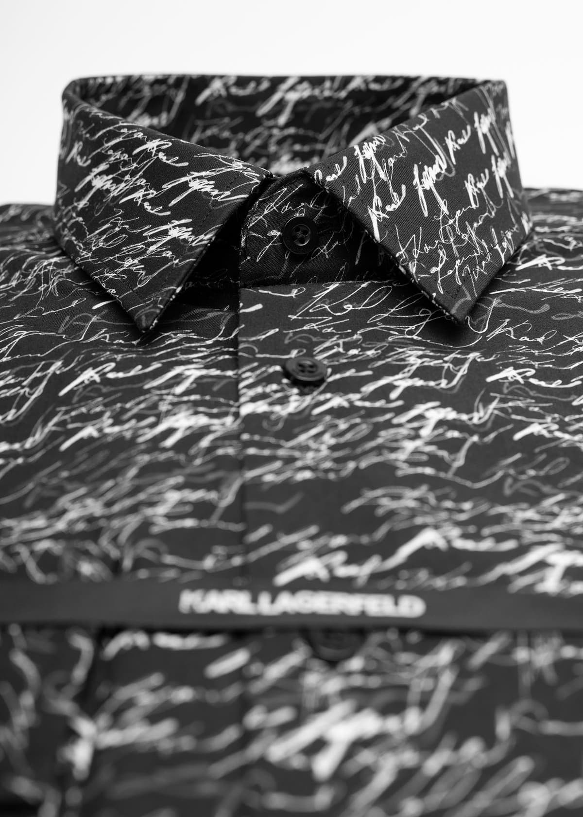 Men's Shirts Karl Lagerfeld Black