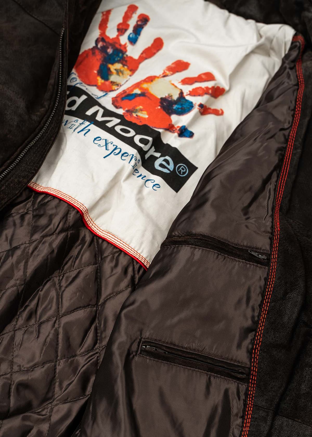 Men's Leather Jackets David Moor Brown