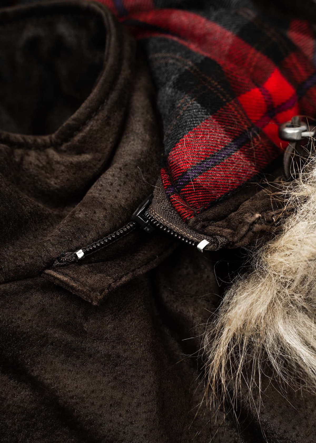 Men's Leather Jackets David Moor Brown