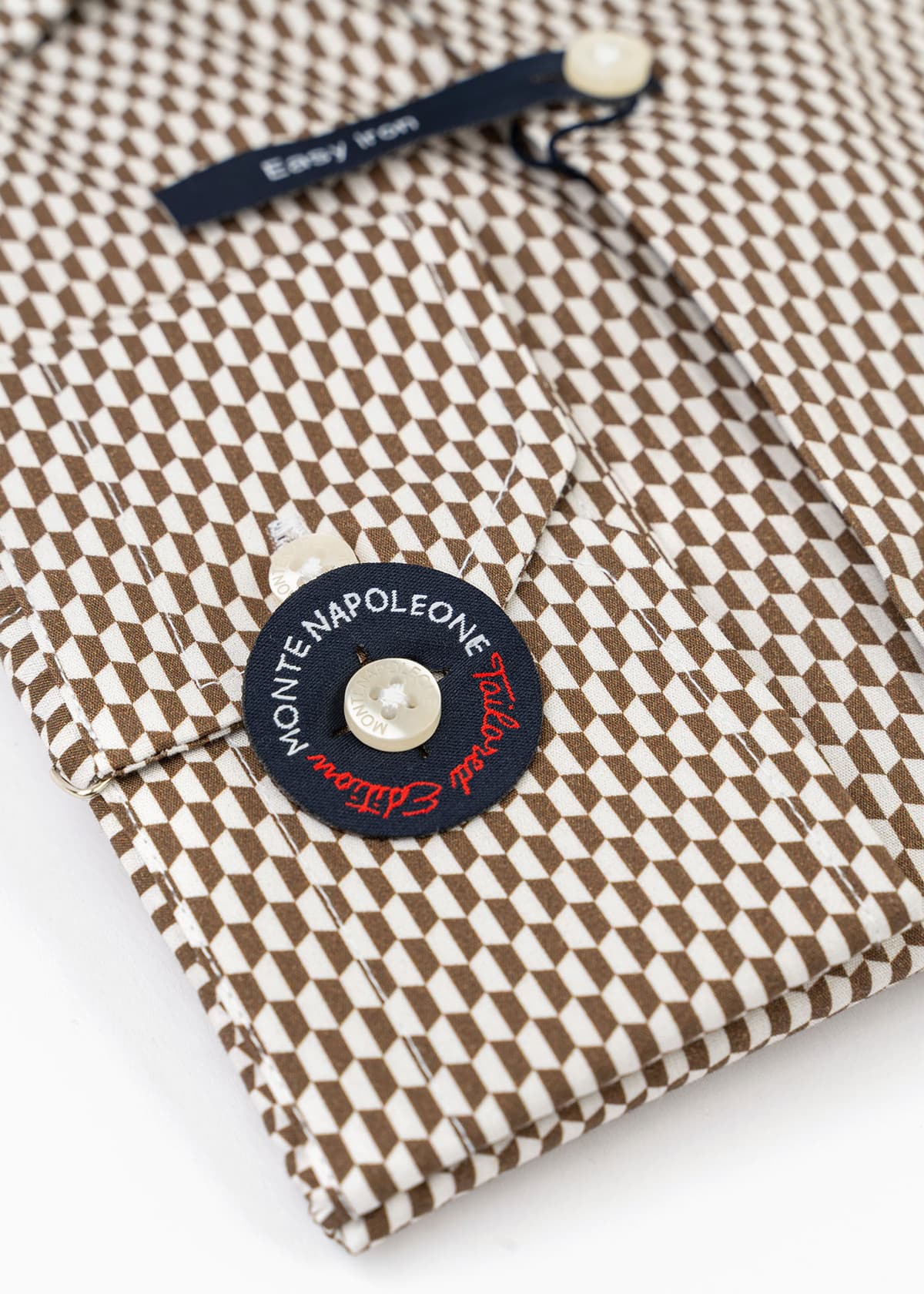 Men's Shirts Monte Napoleone Brown