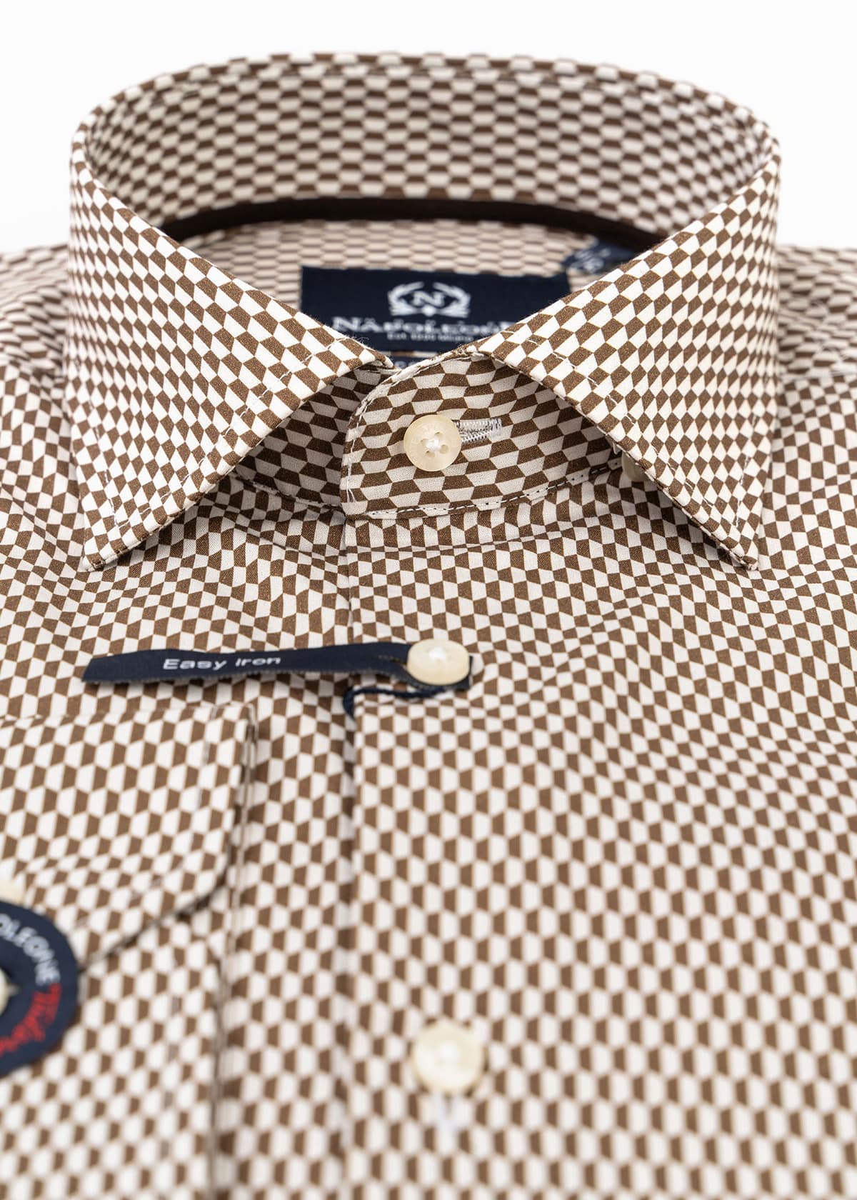 Men's Shirts Monte Napoleone Brown